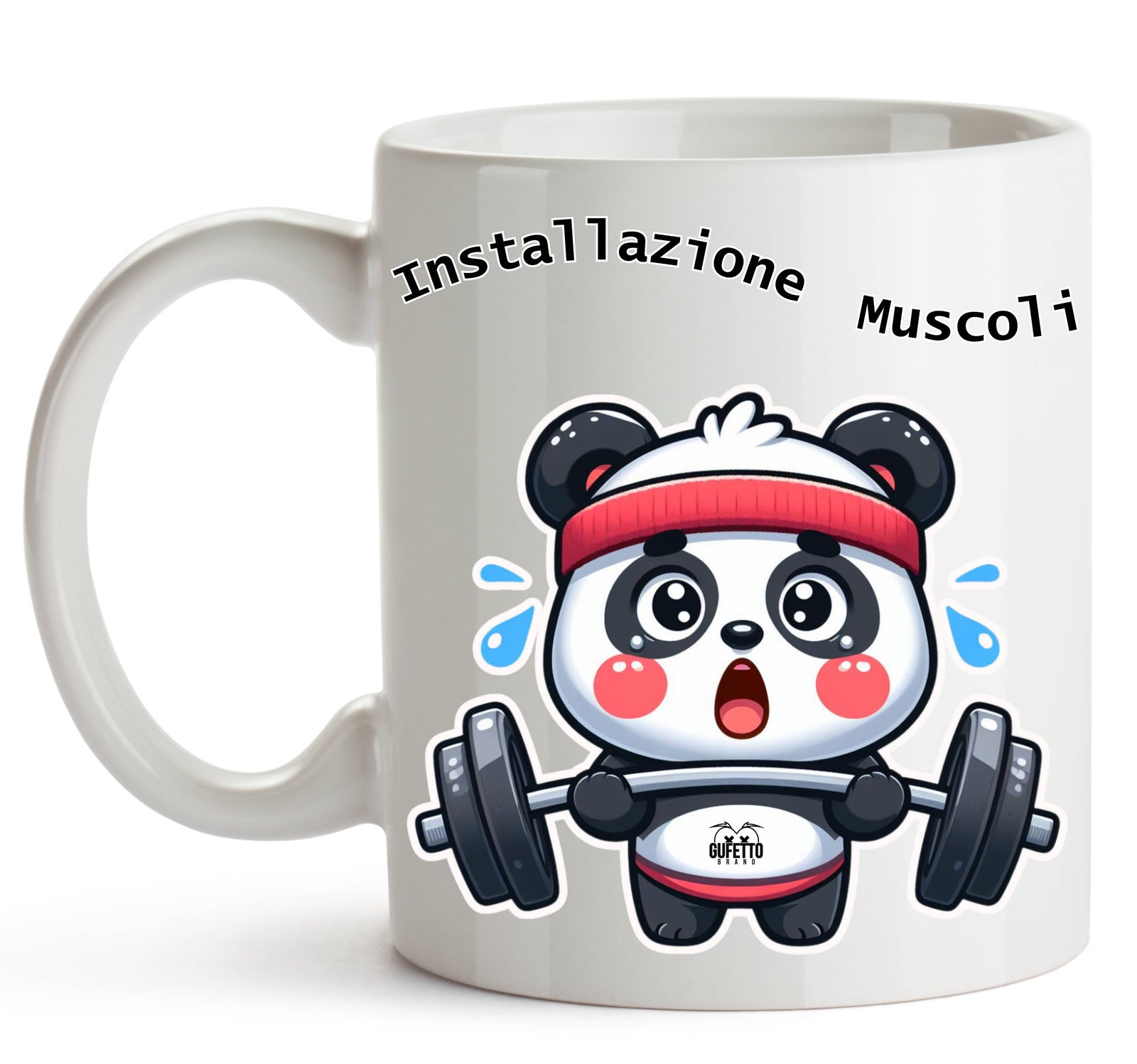 Tazza PANDA MUSCOLI ( PA489056789 ) - Gufetto Brand 
