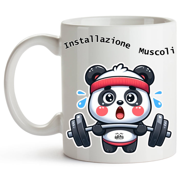Tazza PANDA MUSCOLI ( PA489056789 ) - Gufetto Brand 