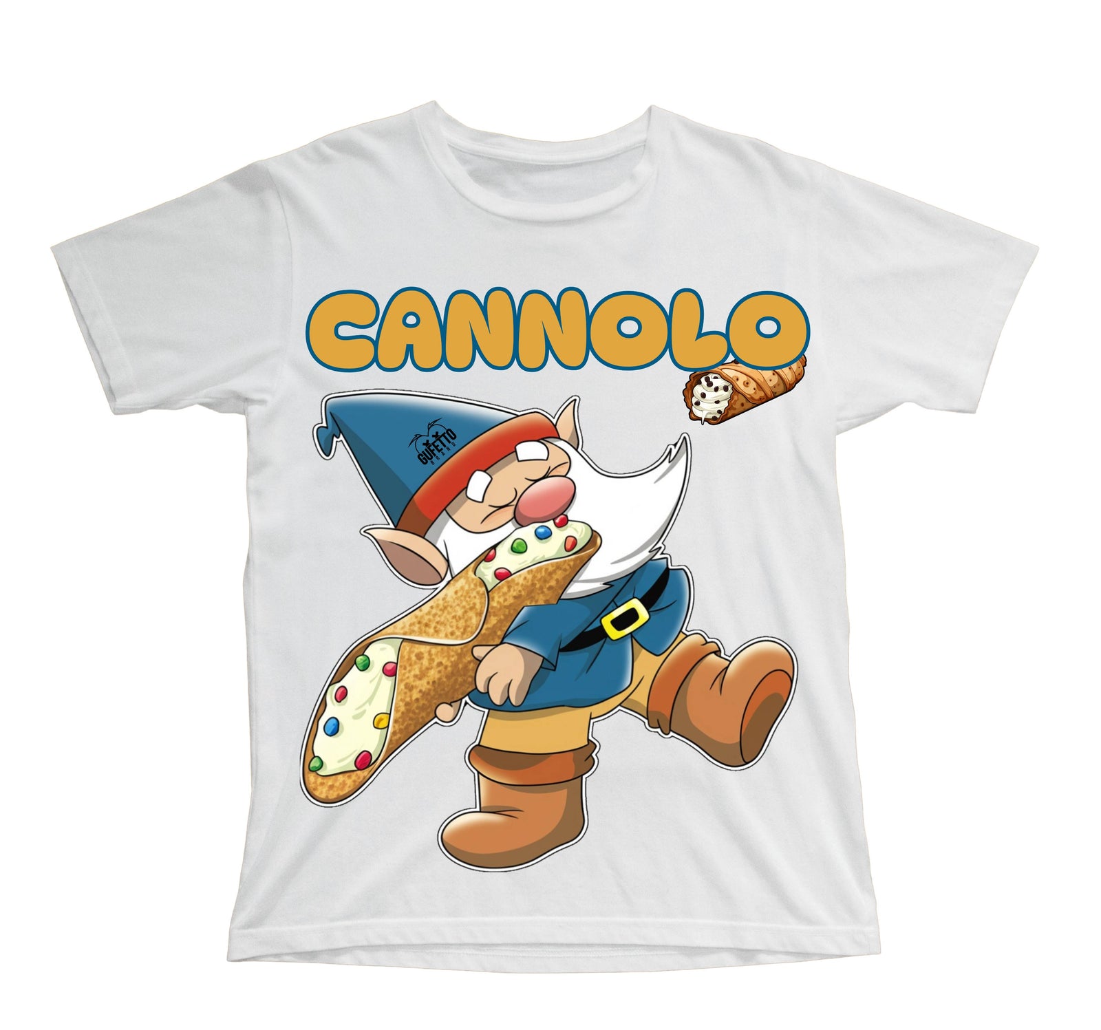 T-shirt Bambino/a CANNOLO ( CA7125987 ) - Gufetto Brand 