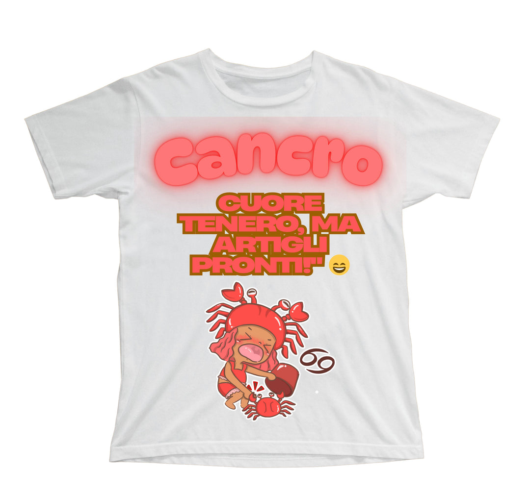 T-shirt Bambino/a CANCRO ( CA75098745 ) - Gufetto Brand 