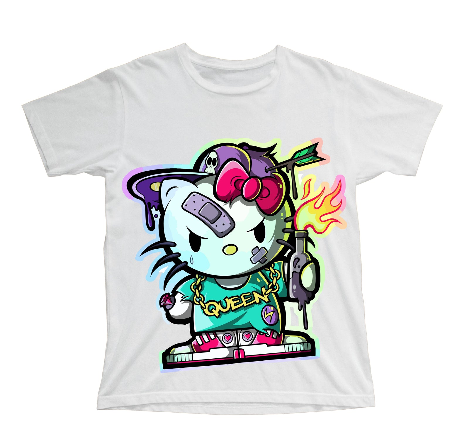 T-shirt Bambino/a QUEEN ( MI76098734 ) - Gufetto Brand 