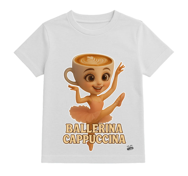 T-shirt Bambino/a BALLERINA CAPPUCCINA  ( BA46768954 ) - Gufetto Brand 