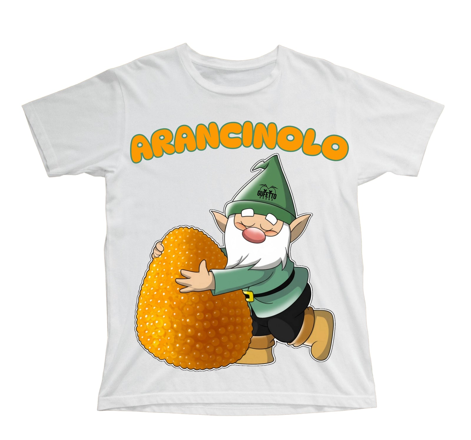 T-shirt Bambino/a ARANCINOLO ( AR759087564 ) - Gufetto Brand 