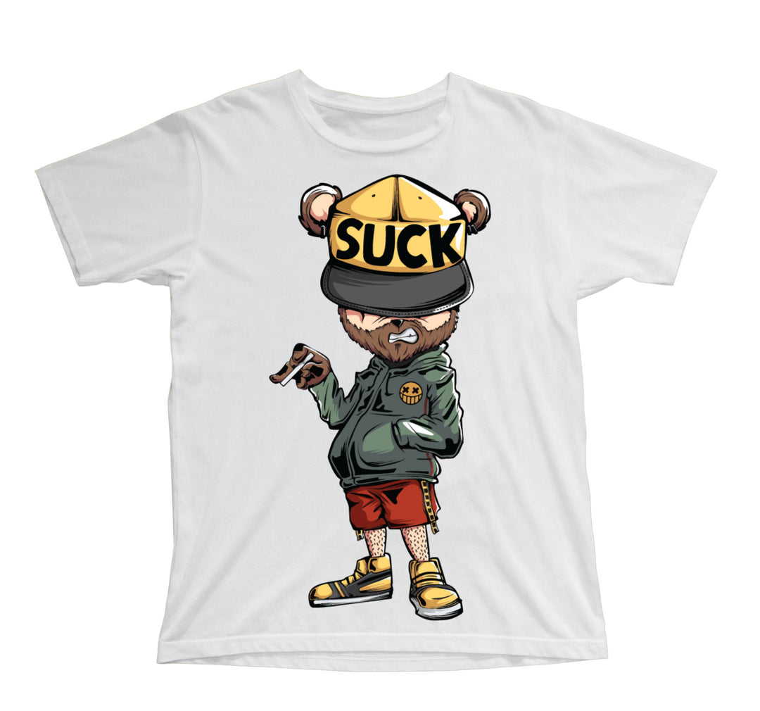 T-shirt Bambino/a SUCK ( SU567009876 ) - Gufetto Brand 
