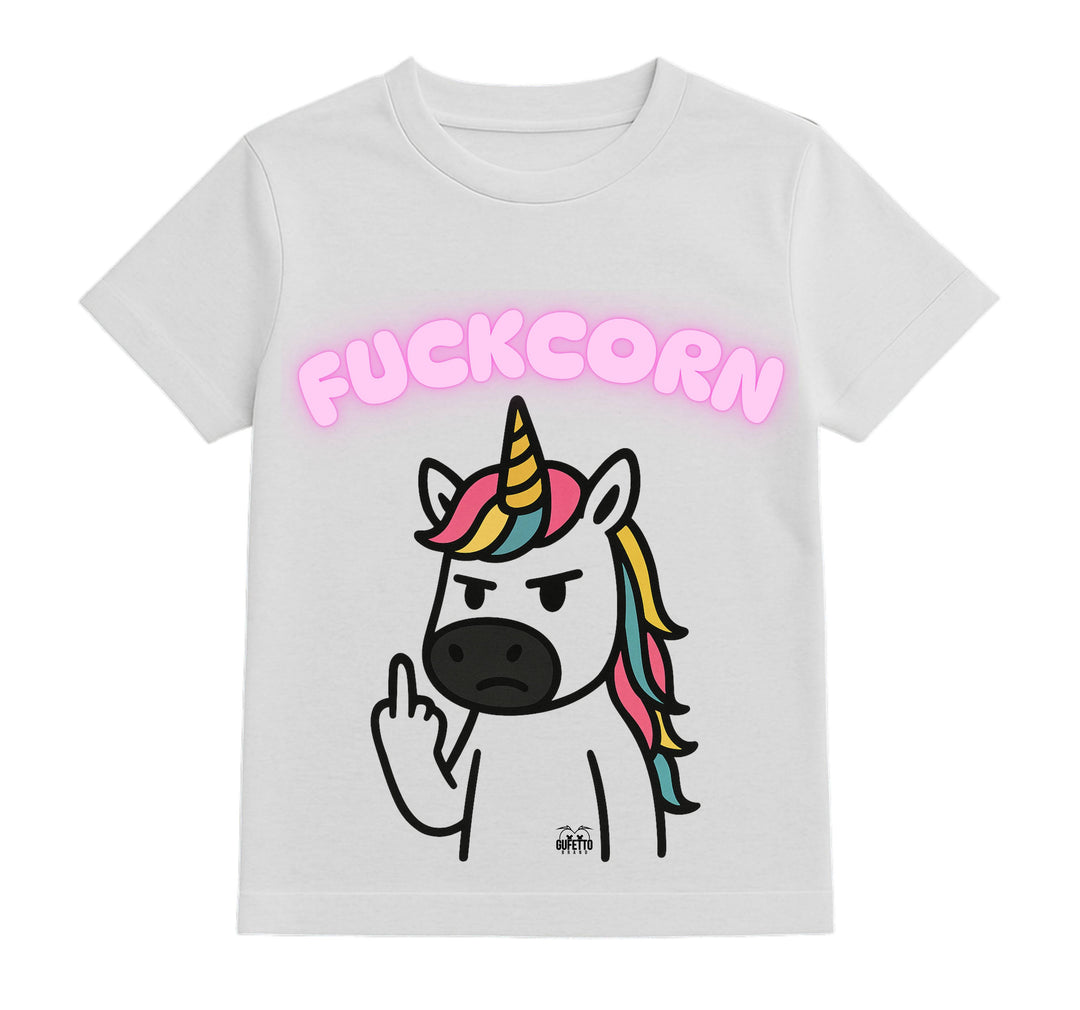 T-shirt Bambino/a FUCKCORN  ( FU45678954 ) - Gufetto Brand 