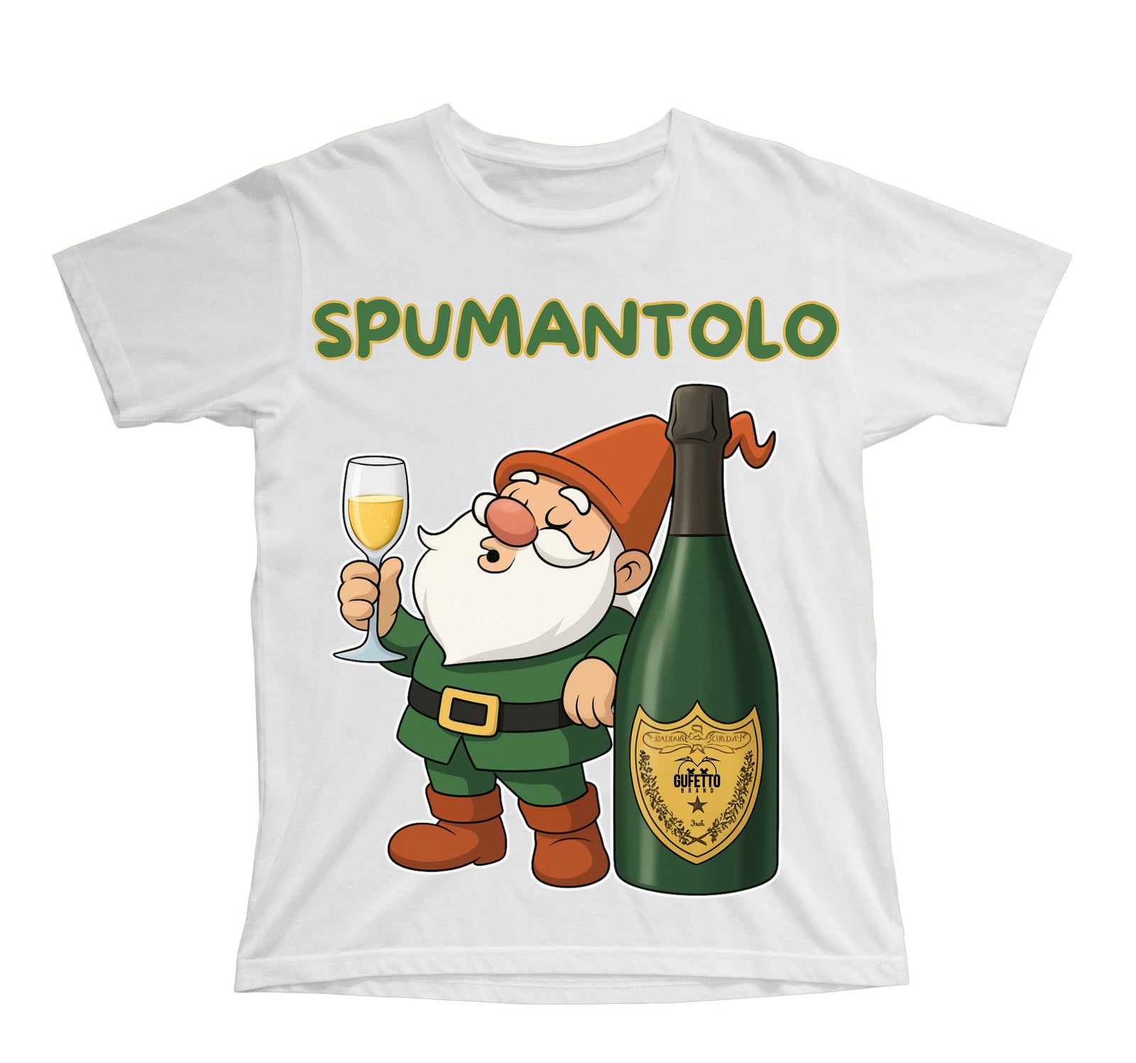 T-shirt Bambino/a SPUMANTOLO ( AP678094532 ) - Gufetto Brand 