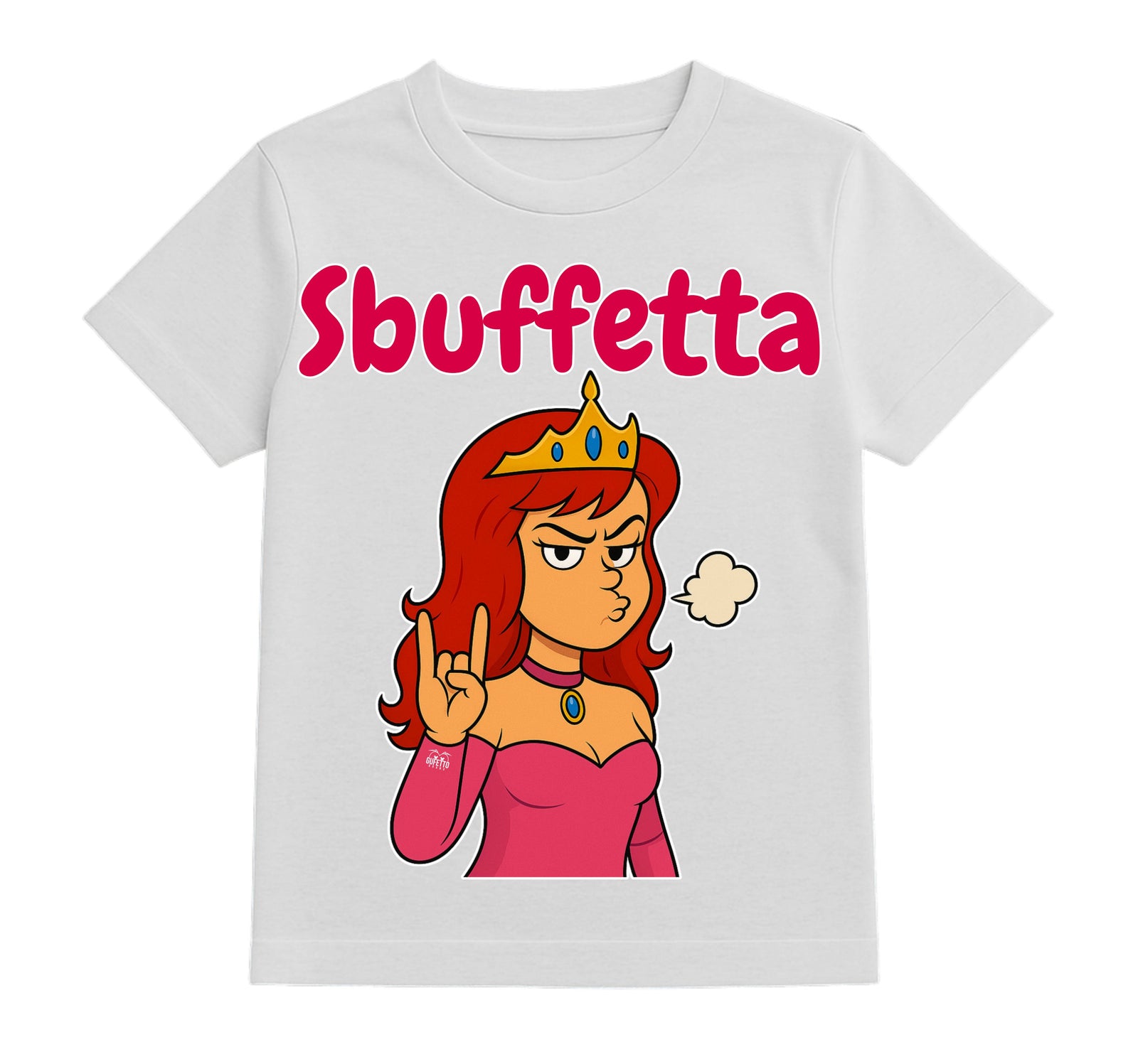 T-shirt Bambino/a Principesse 2.0 SBUFFETTA ( SB890623457 ) - Gufetto Brand 