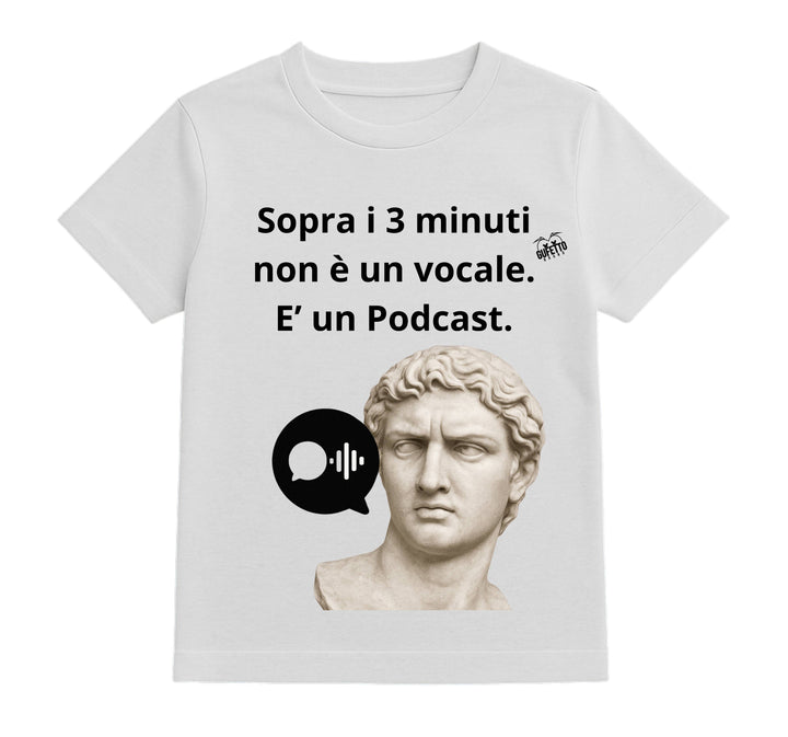 T-shirt Bambino/a PODCAST ( PO1287549653 ) - Gufetto Brand 