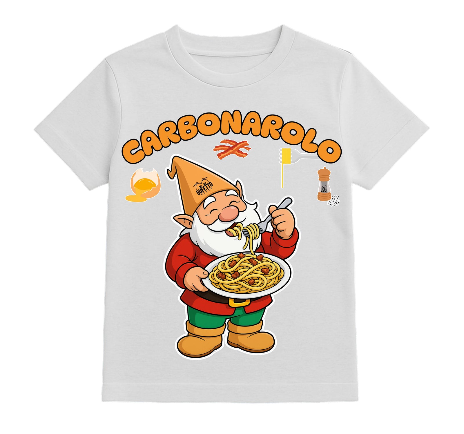 T-shirt Bambino/a CARBONAROLO ( CA457809765 ) - Gufetto Brand 