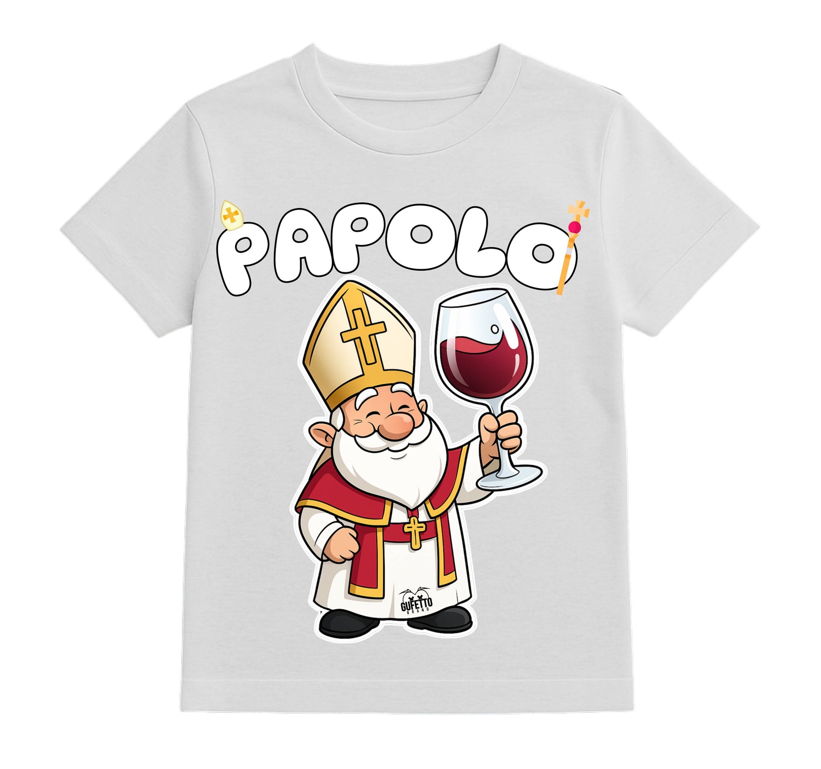 T-shirt Bambino/a PAPOLO ( PA08052025 ) - Gufetto Brand 
