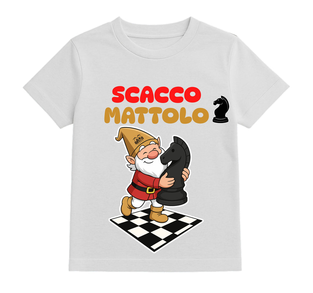 T-shirt Bambino/a SCACCO MATTOLO ( SM52223568 ) - Gufetto Brand 