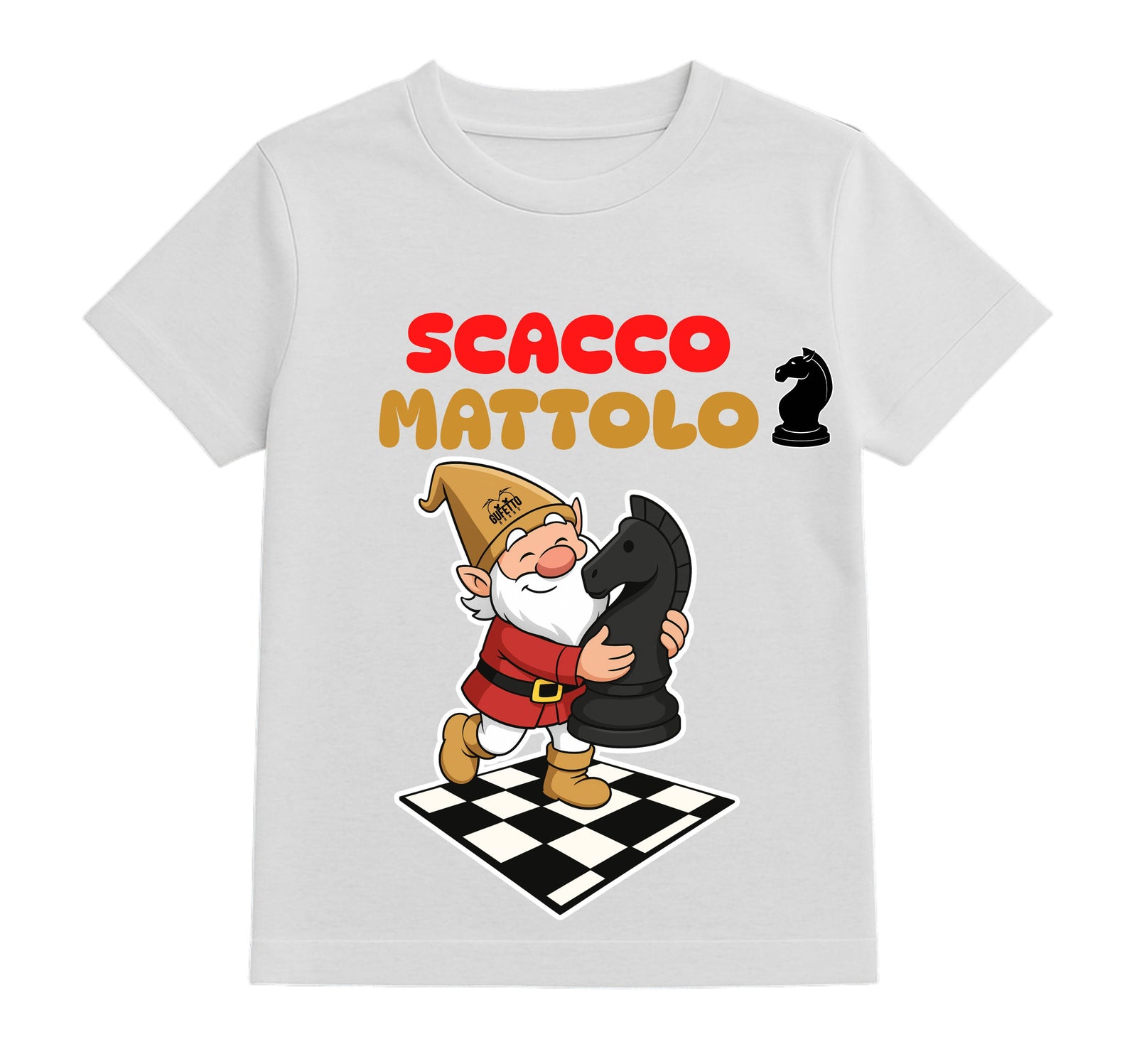 T-shirt Bambino/a SCACCO MATTOLO ( SM52223568 ) - Gufetto Brand 