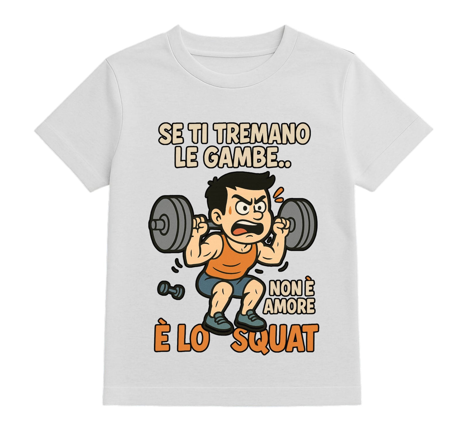 T-shirt Bambino/a SQUAT ( SQ723156487 ) - Gufetto Brand 
