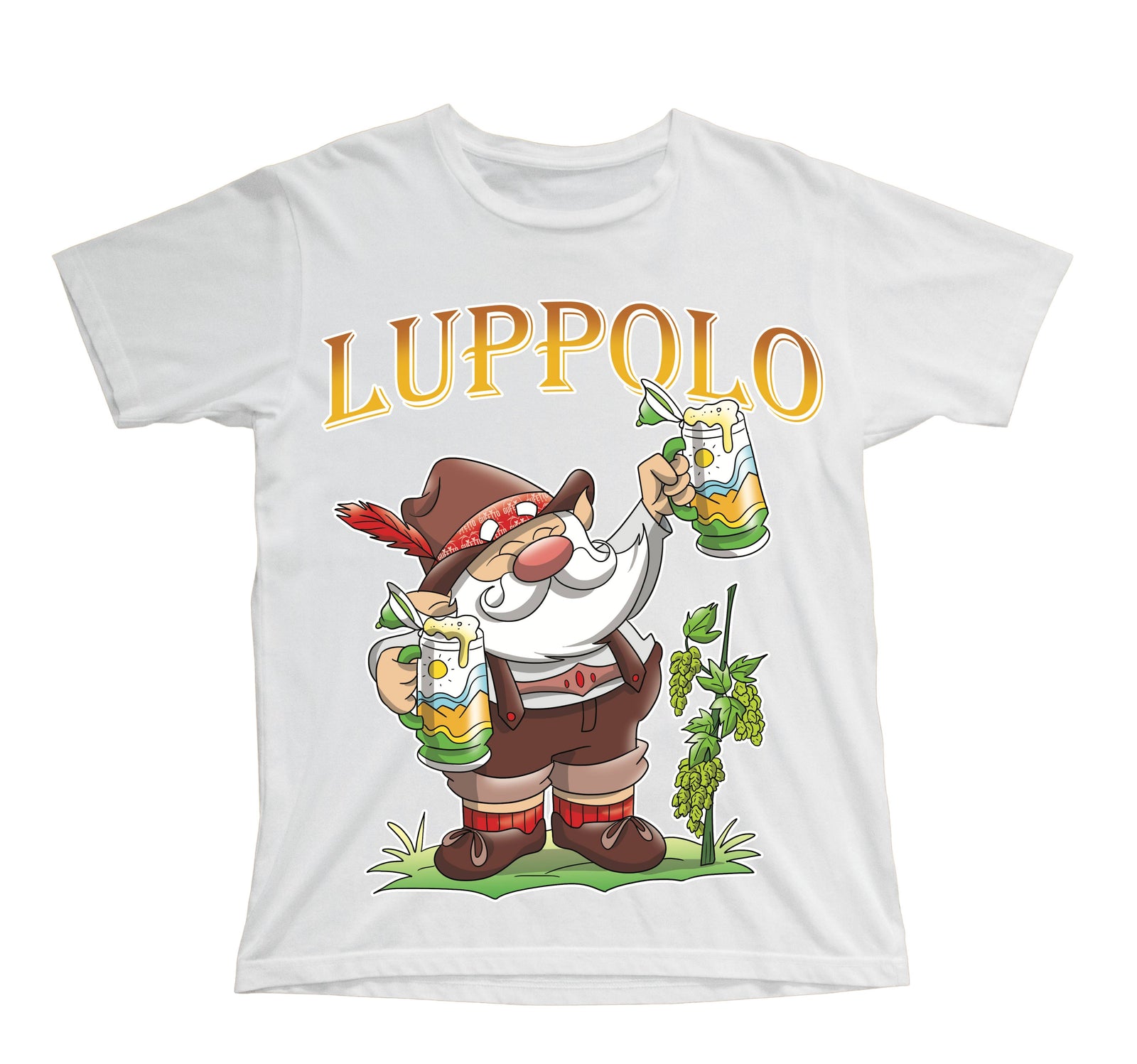 T-shirt Bambino/a LUPPOLO ( LU095672345 ) - Gufetto Brand 