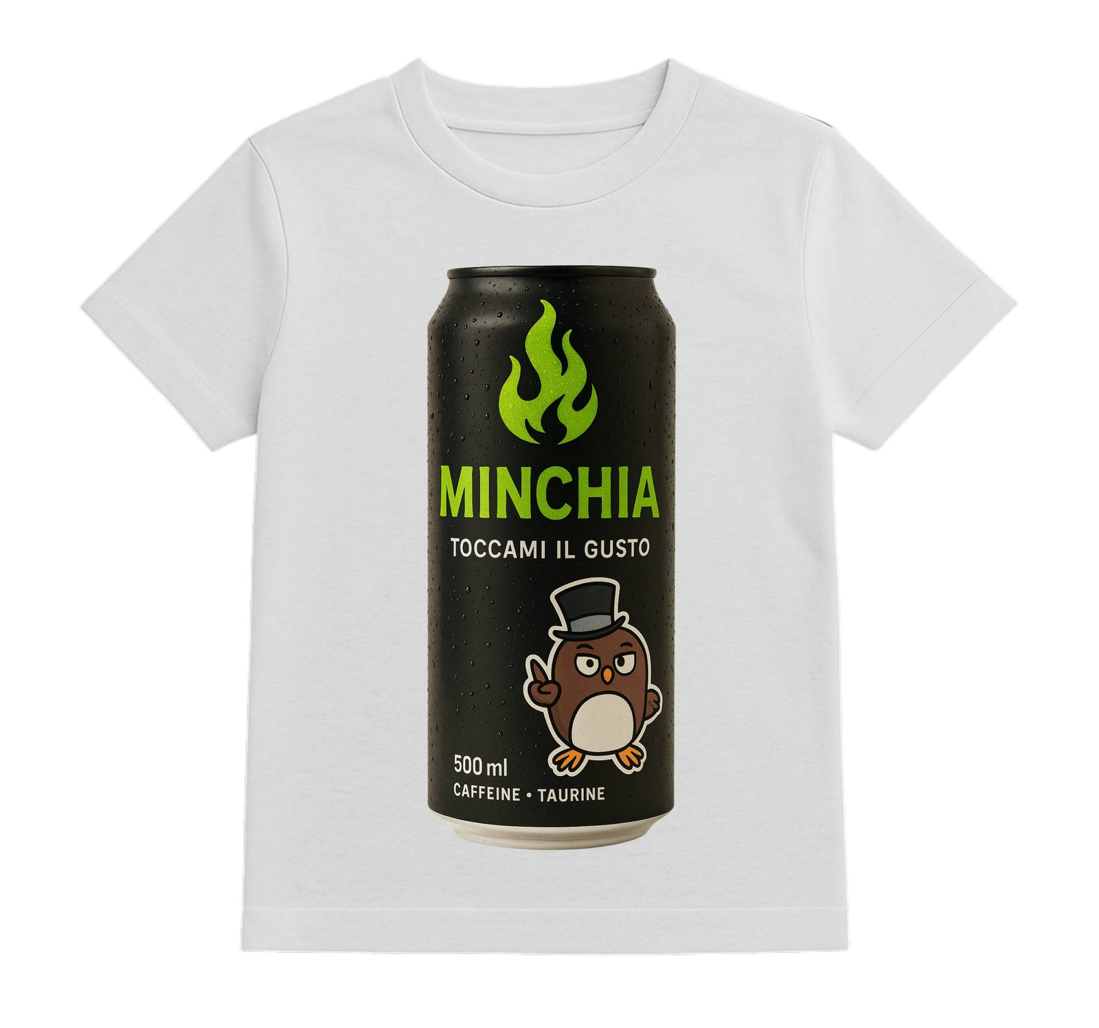 T-shirt Bambino/a MINCHIA ( MI89056342 ) - Gufetto Brand 