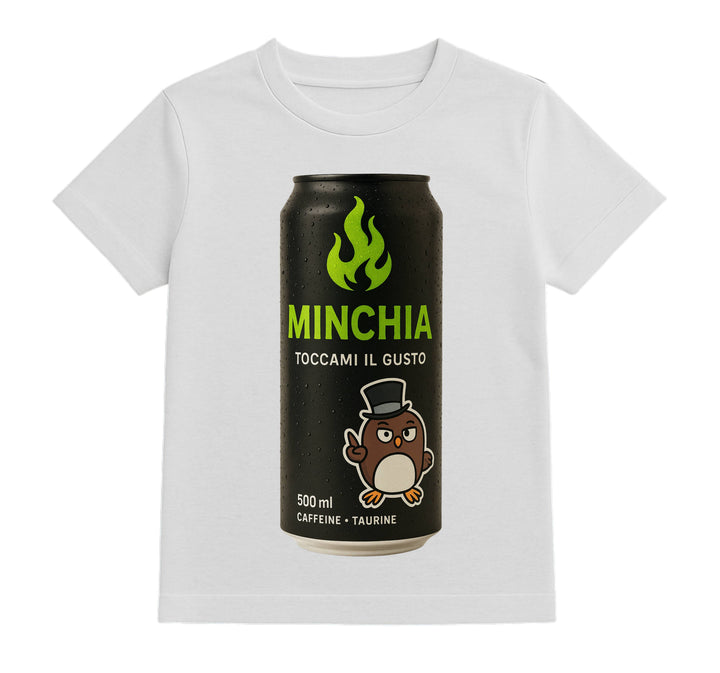 T-shirt Bambino/a MINCHIA ( MI89056342 ) - Gufetto Brand 