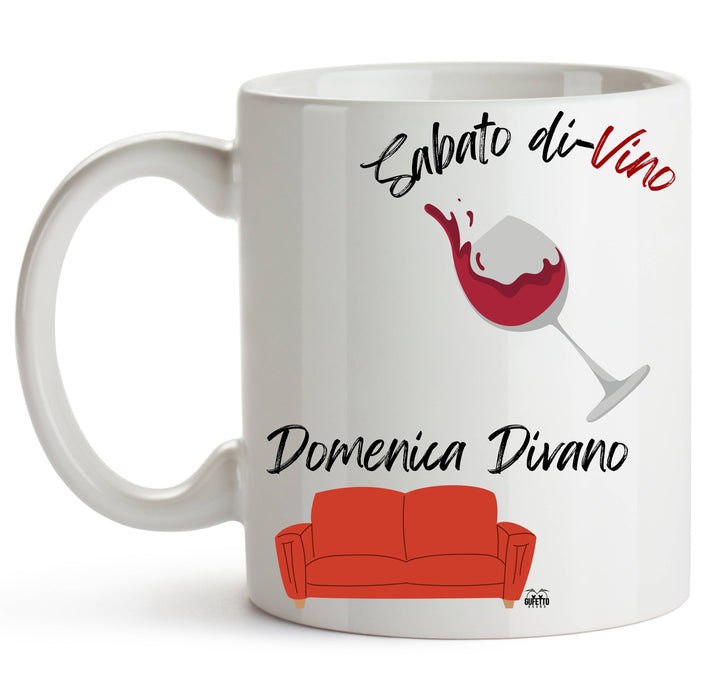 Tazza SABATO ( SA67098712345 ) - Gufetto Brand 