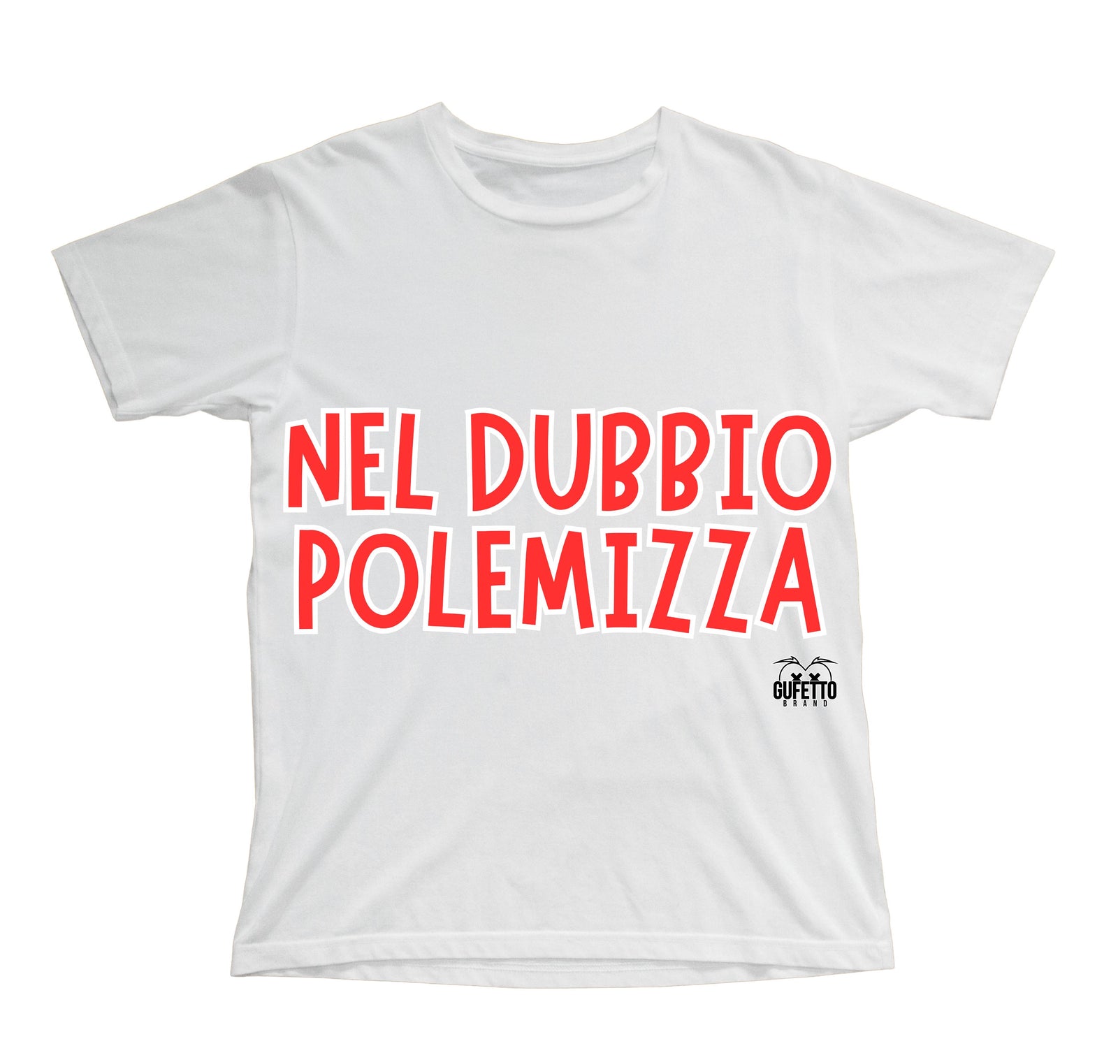 T-shirt Bambino/a POLEMIZZA ( PO108436554 ) - Gufetto Brand 
