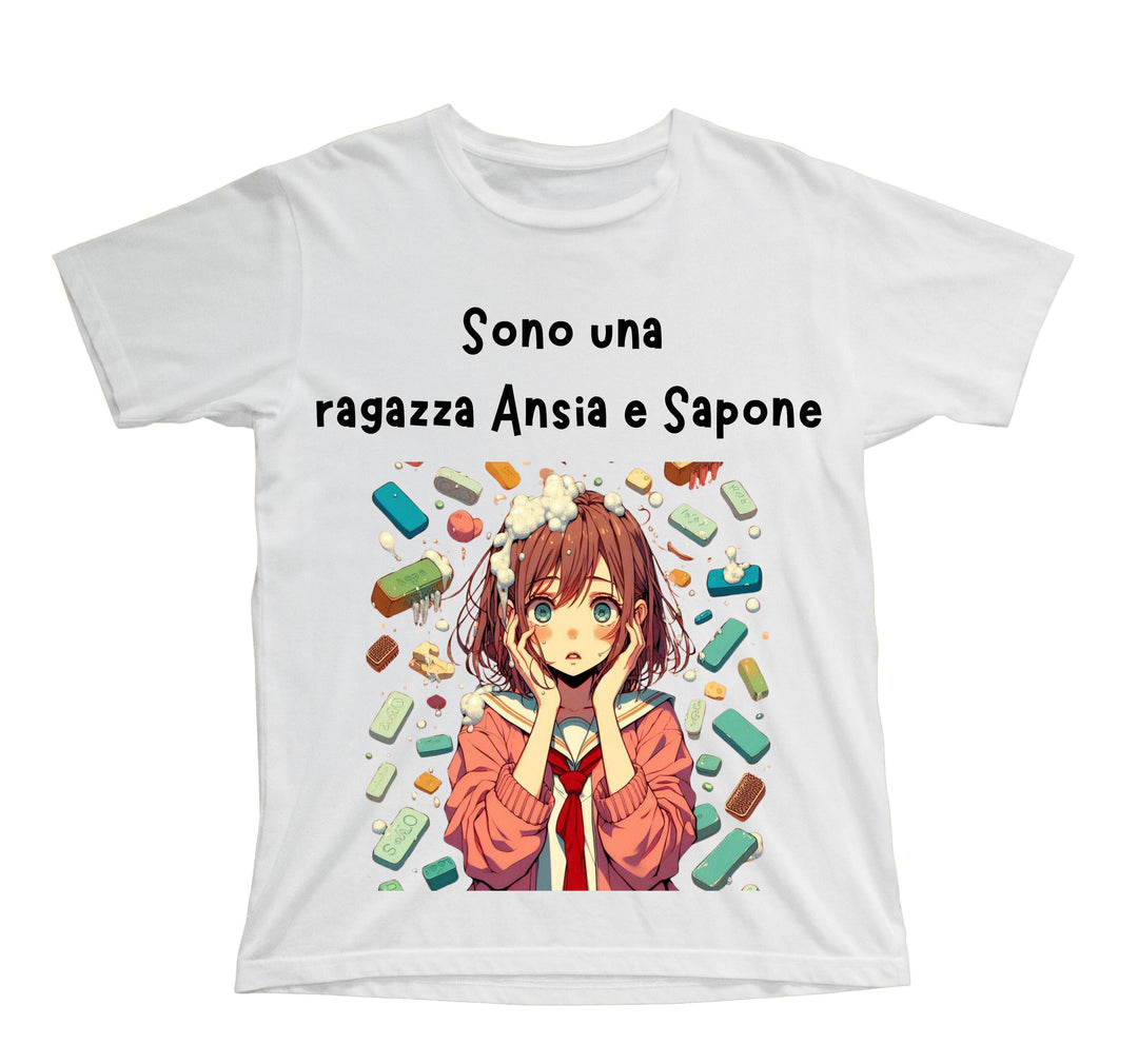 T-shirt Bambino/a ANSIA E SAPONE ( AN48095647 ) - Gufetto Brand 