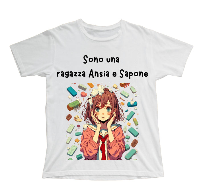 T-shirt Bambino/a ANSIA E SAPONE ( AN48095647 ) - Gufetto Brand 