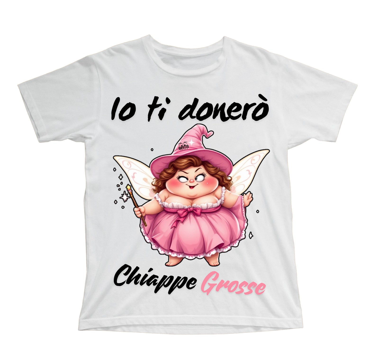 T-shirt Bambino/a Le Fatine Ignoranti CHIAPPE GROSSE ( CG7098452 ) - Gufetto Brand 