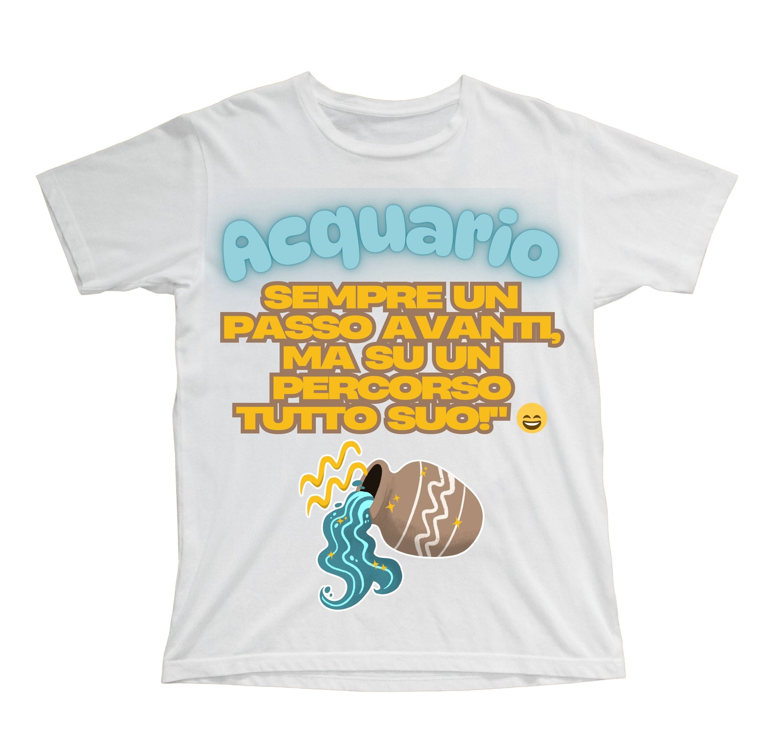 T-shirt Bambino/a ACQUARIO ( AC49876543 ) - Gufetto Brand 