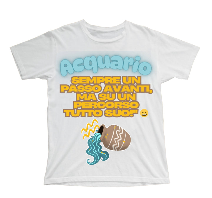 T-shirt Bambino/a ACQUARIO ( AC49876543 ) - Gufetto Brand 