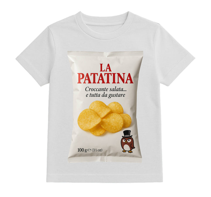 T-shirt Bambino/a LA PATATINA ( PA567238456 ) - Gufetto Brand 