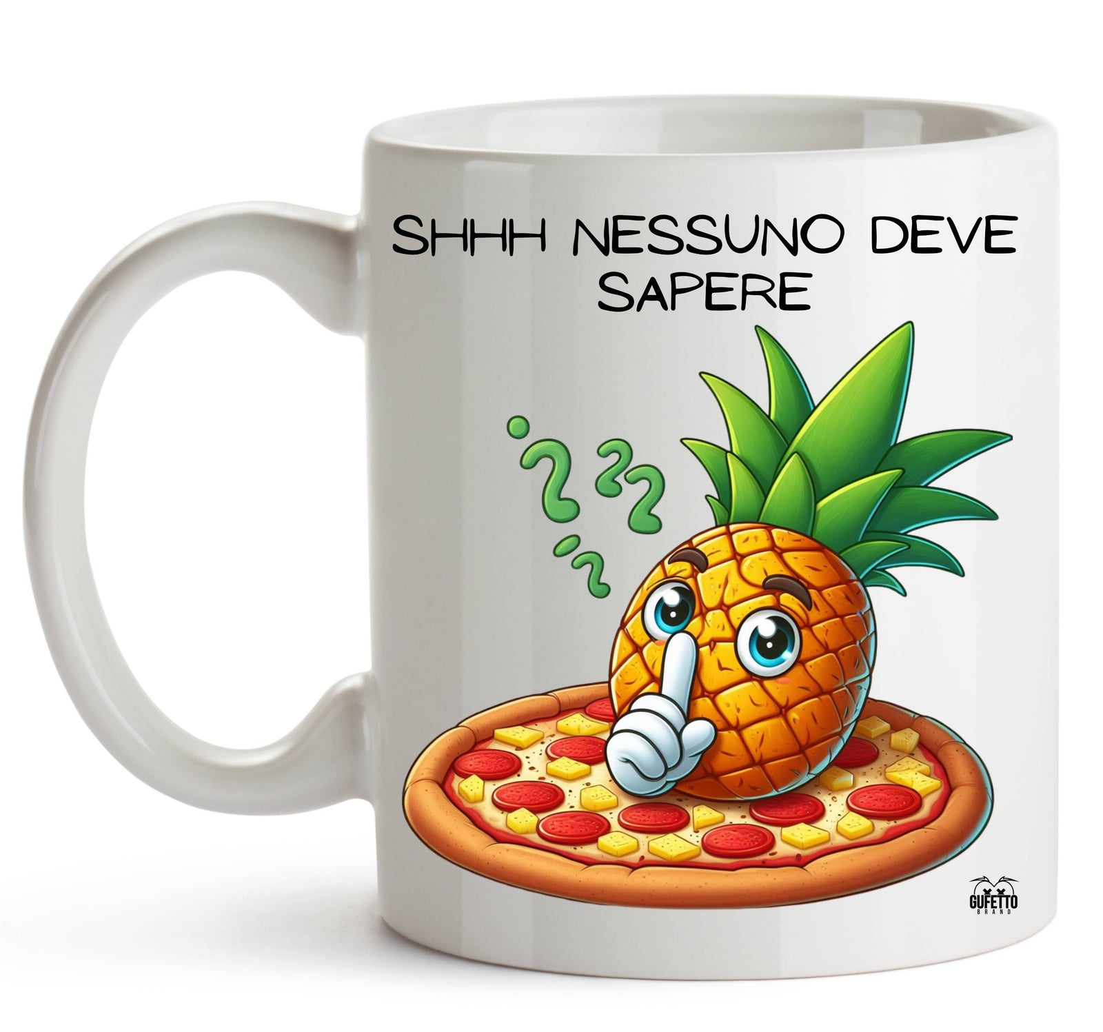 Tazza PIZZA ANANAS ( AP67893276 ) - Gufetto Brand 