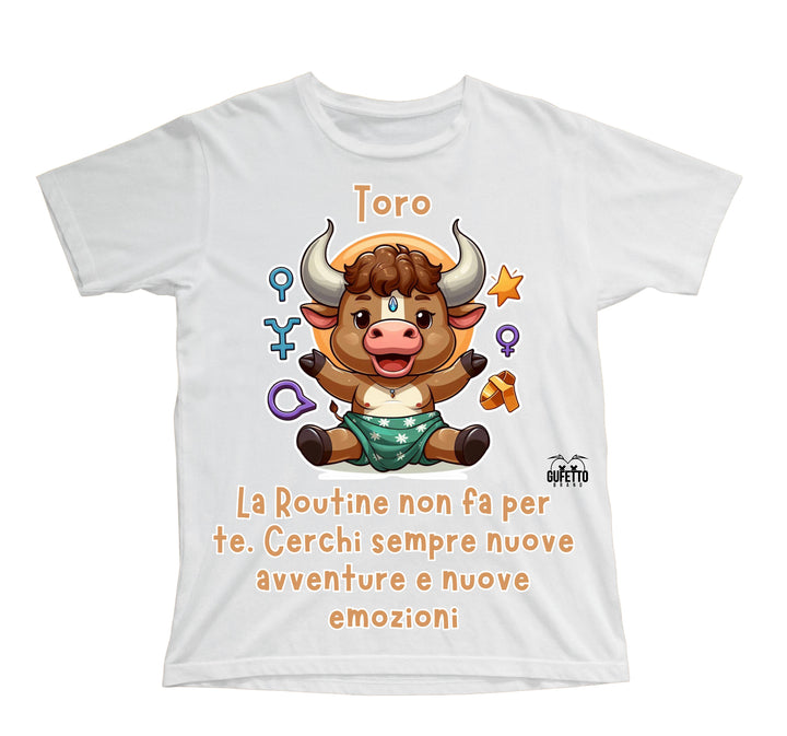 T-shirt Bambino/a TORO ( TO1209876453 ) - Gufetto Brand 