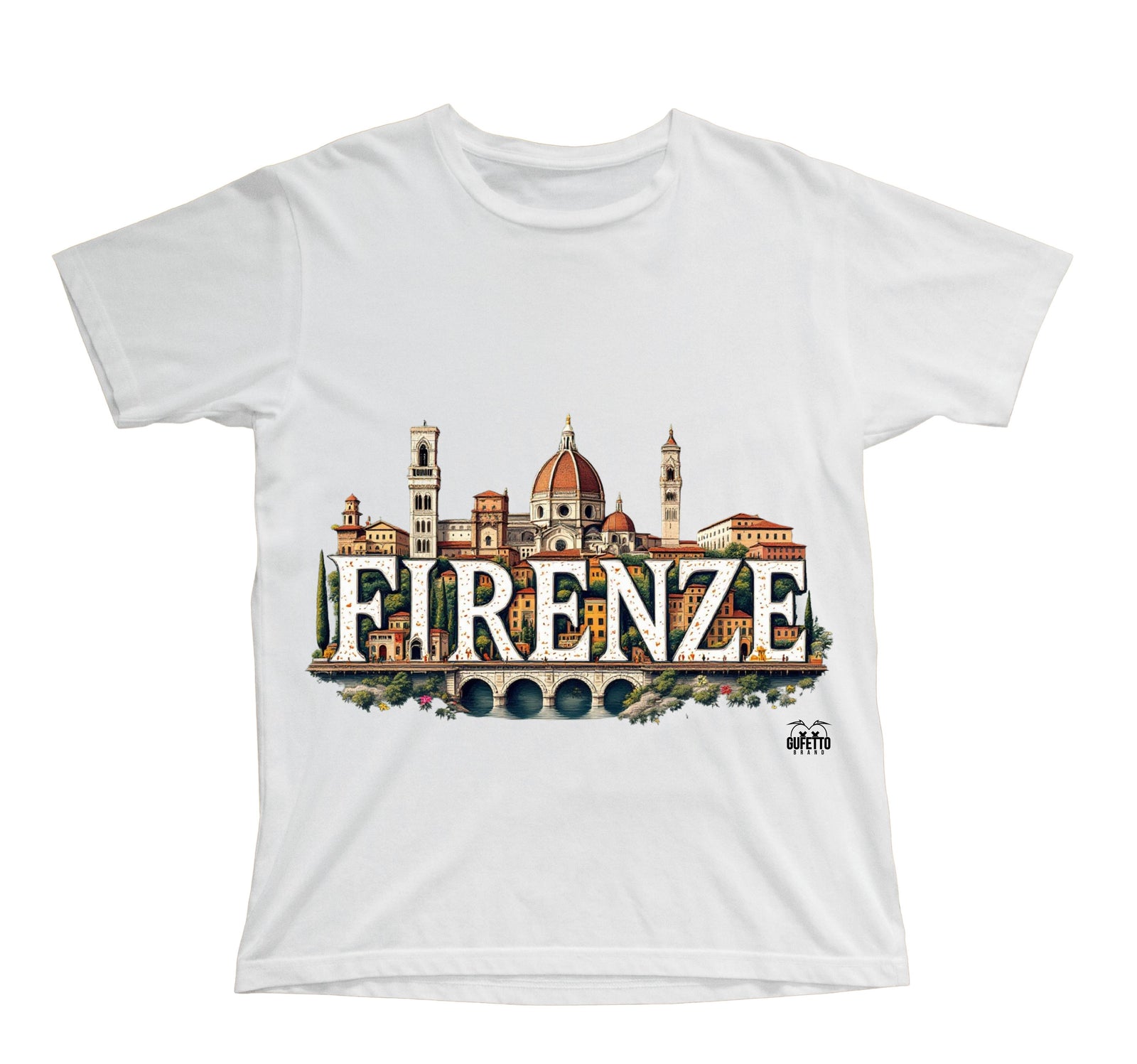 T-shirt Bambino/a FIRENZE ( FI0456879 ) - Gufetto Brand 