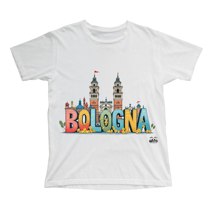 T-shirt Bambino/a BOLOGNA ( BO6734098 ) - Gufetto Brand 