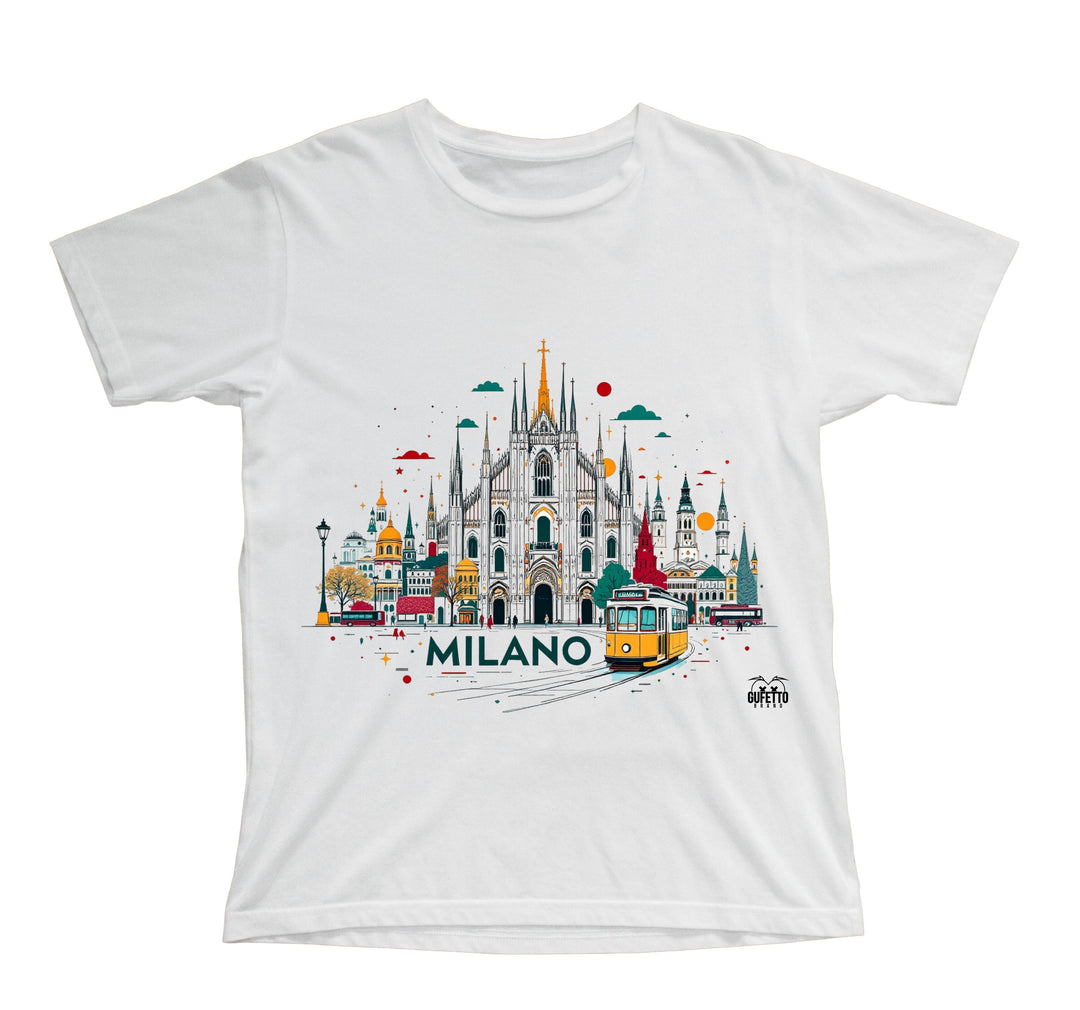 T-shirt Bambino/a MILANO ( MI56218567 ) - Gufetto Brand 