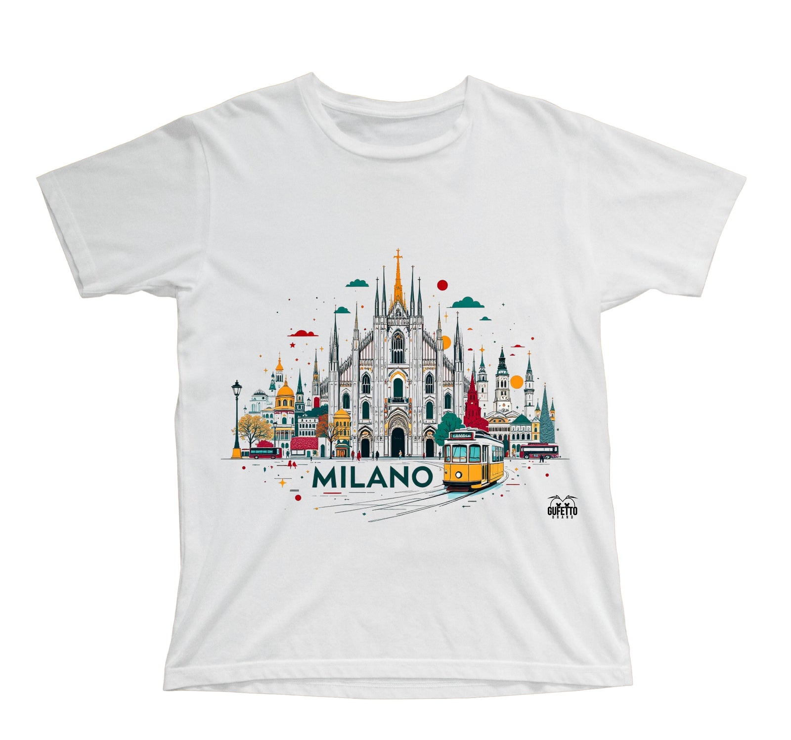 T-shirt Bambino/a MILANO ( MI56218567 ) - Gufetto Brand 