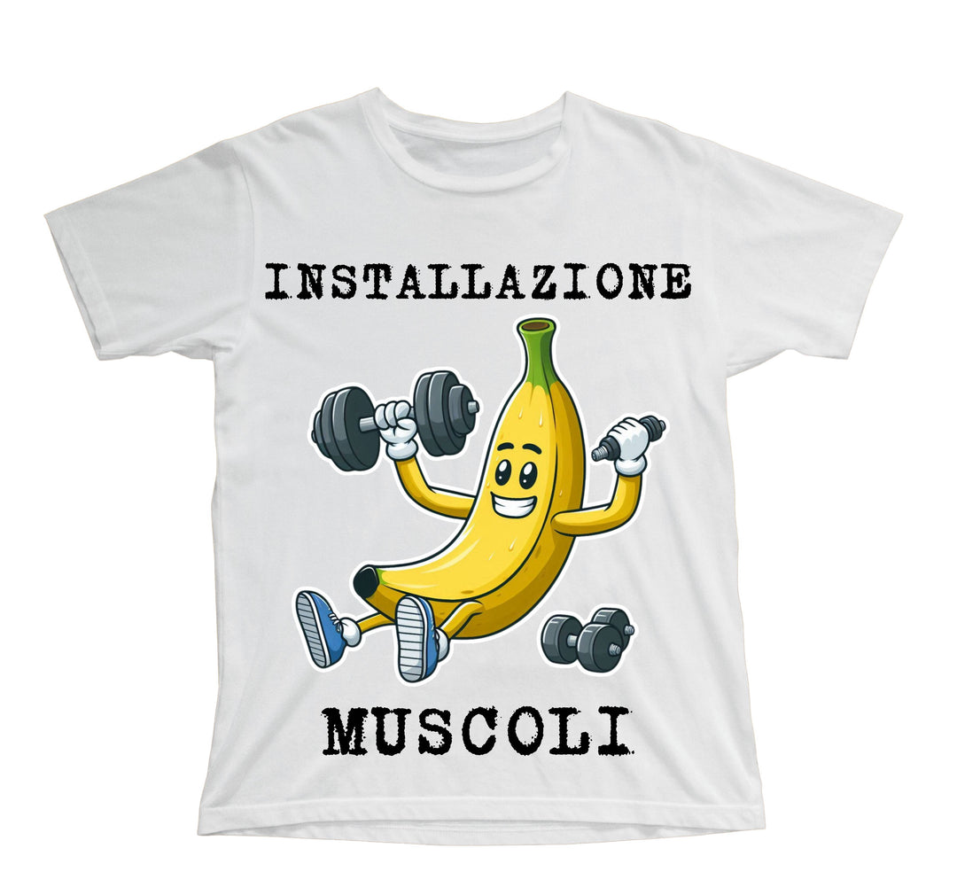 T-shirt Bambino/a MUSCOLI ( MU4598756 ) - Gufetto Brand 