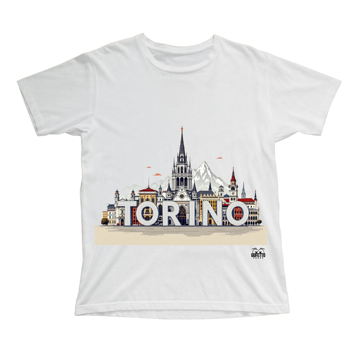 T-shirt Bambino/a TORINO ( TO8702123 ) - Gufetto Brand 