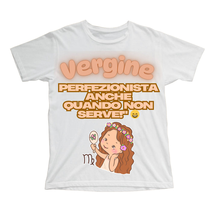 T-shirt Bambino/a VERGINE ( VE3409786 ) - Gufetto Brand 