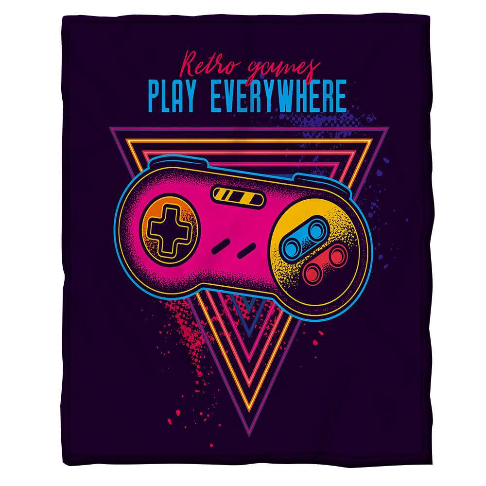 Coperta da gioco doppia coperta in flanella stampata in 3D - Gufetto Brand 