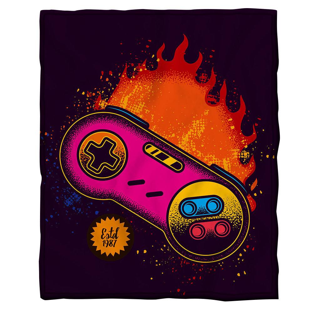 Coperta da gioco doppia coperta in flanella stampata in 3D - Gufetto Brand 