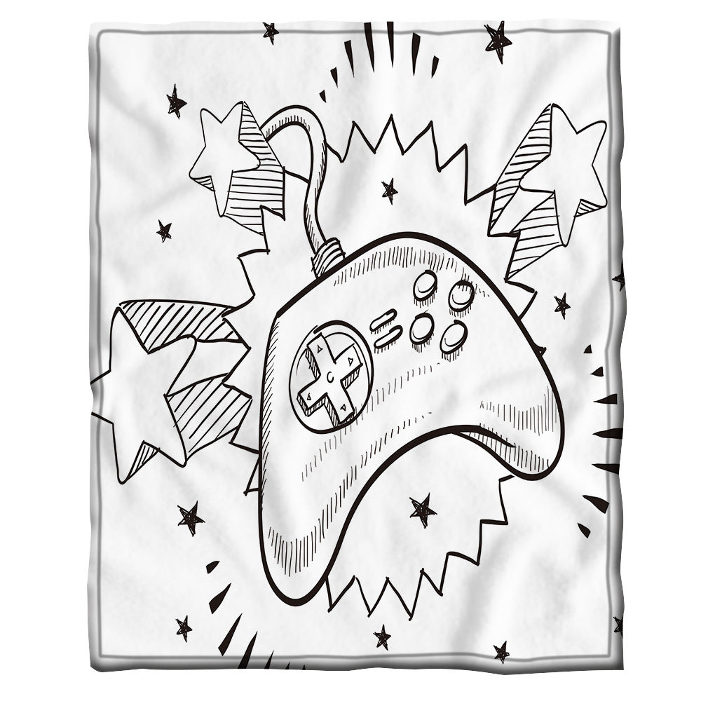 Coperta da gioco doppia coperta in flanella stampata in 3D - Gufetto Brand 