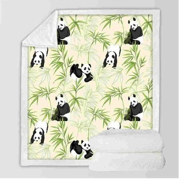Coperta in flanella serie Panda - Gufetto Brand 