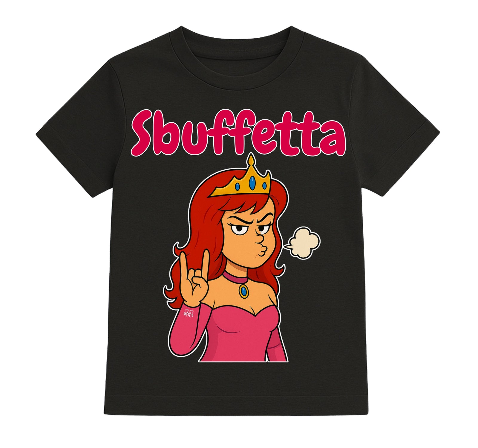 T-shirt Bambino/a Principesse 2.0 SBUFFETTA ( SB890623457 ) - Gufetto Brand 