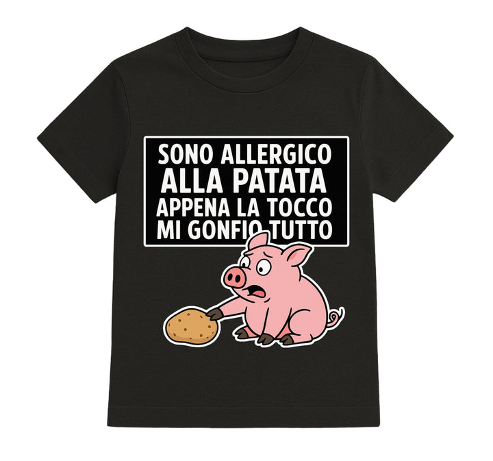 T-shirt Bambino/a ALLERGICO ( MG6573425165 ) - Gufetto Brand 