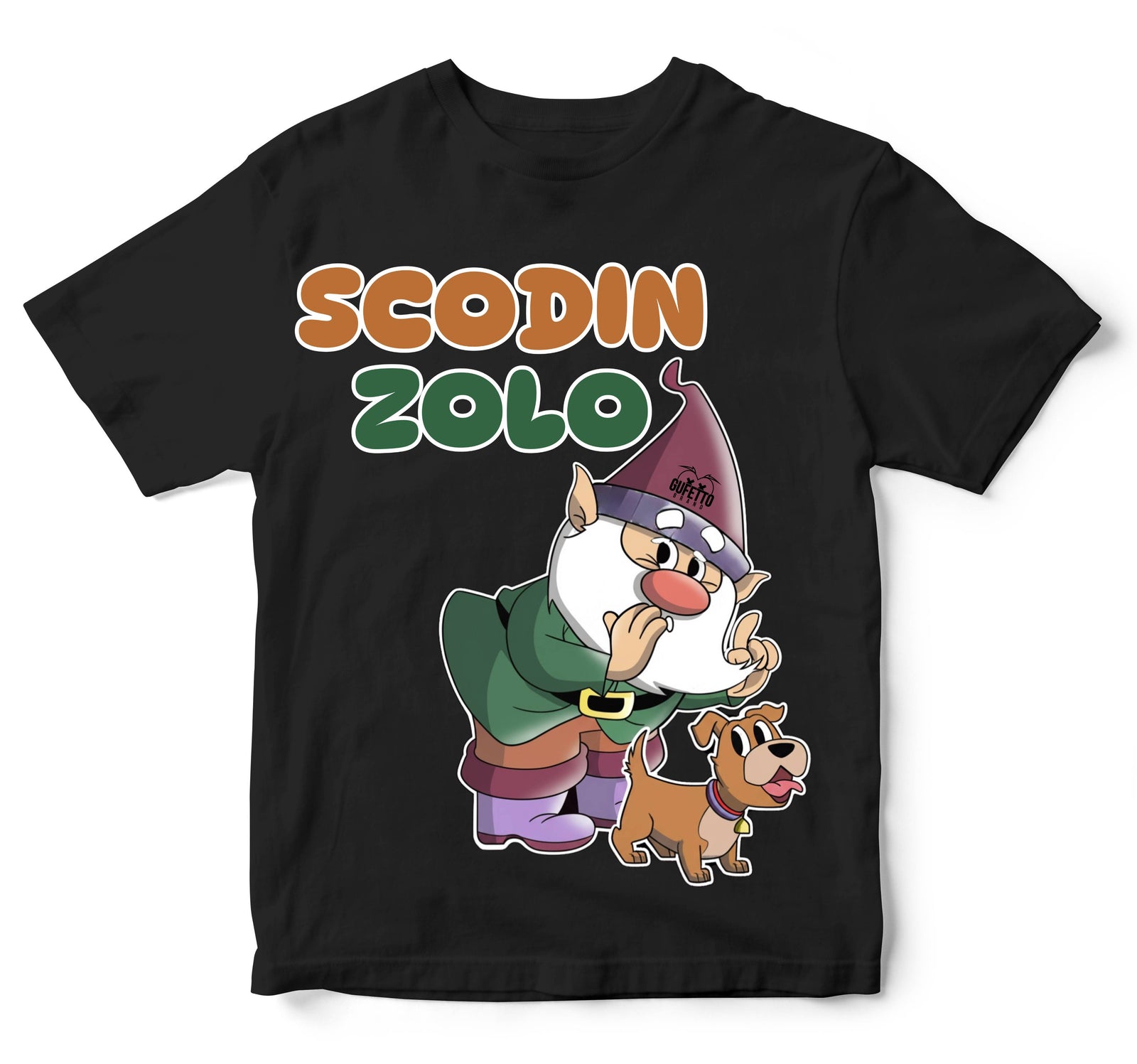 T-shirt Bambino/a SCODINZOLO ( SC984562345 ) - Gufetto Brand 