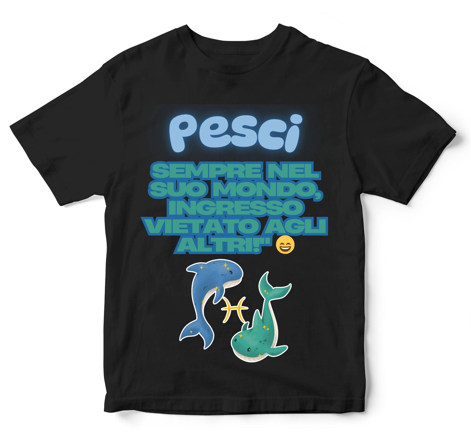 T-shirt Bambino/a PESCI ( PE09765432 ) - Gufetto Brand 