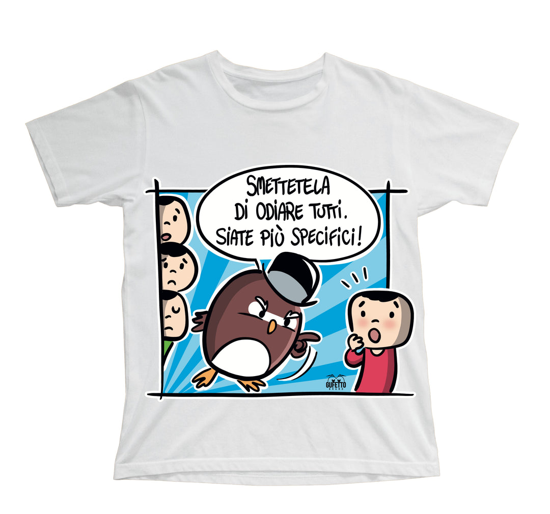 T-shirt Bambino/a ODIO TUTTI ( O890333218 ) - Gufetto Brand 