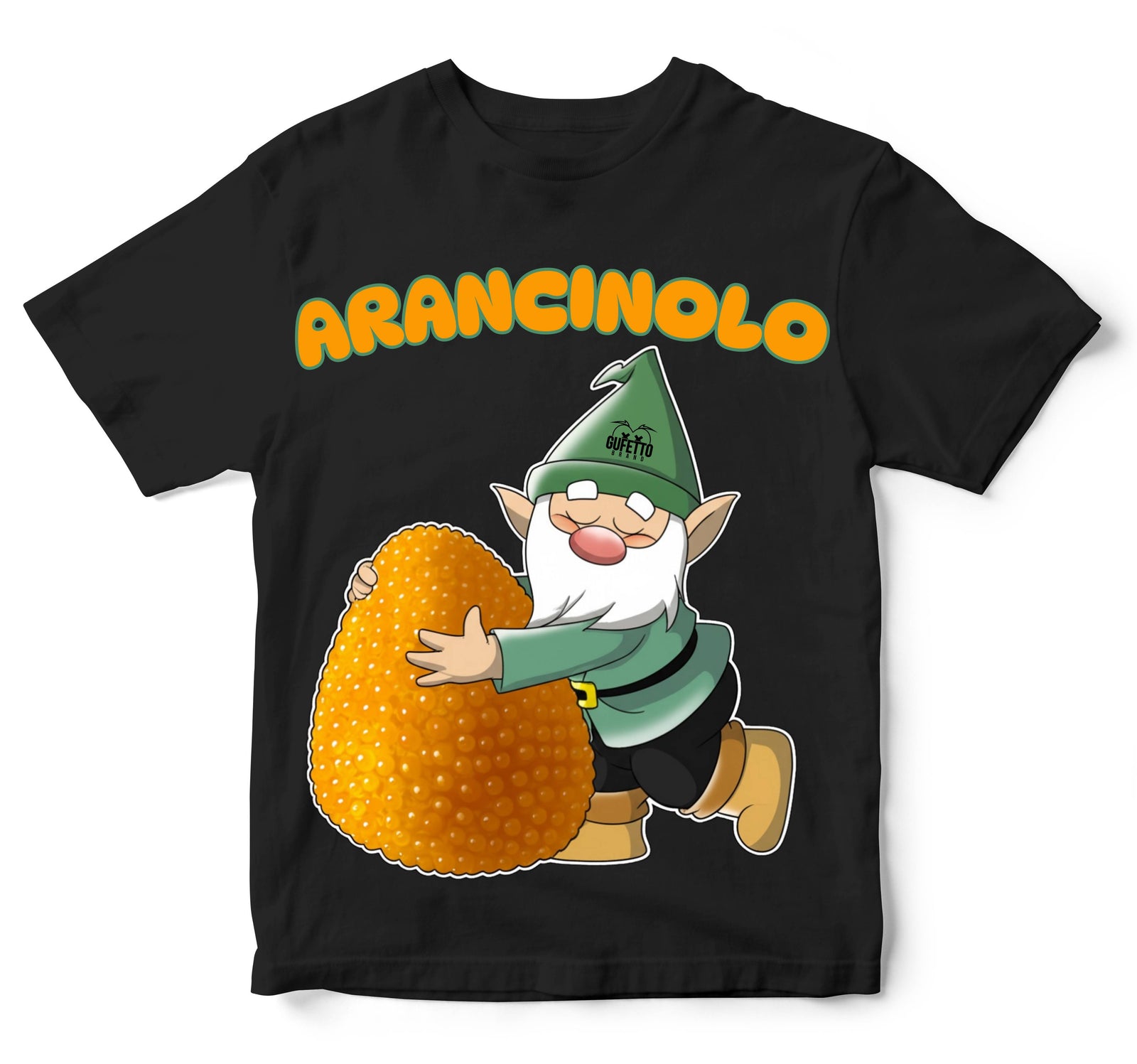 T-shirt Bambino/a ARANCINOLO ( AR759087564 ) - Gufetto Brand 