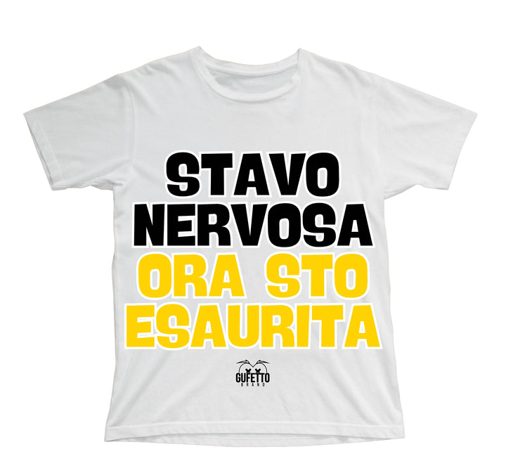 T-shirt Bambino/a NERVOSA ( ST9365734099856 ) - Gufetto Brand 
