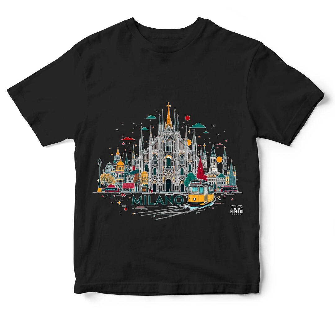 T-shirt Bambino/a MILANO ( MI56218567 ) - Gufetto Brand 