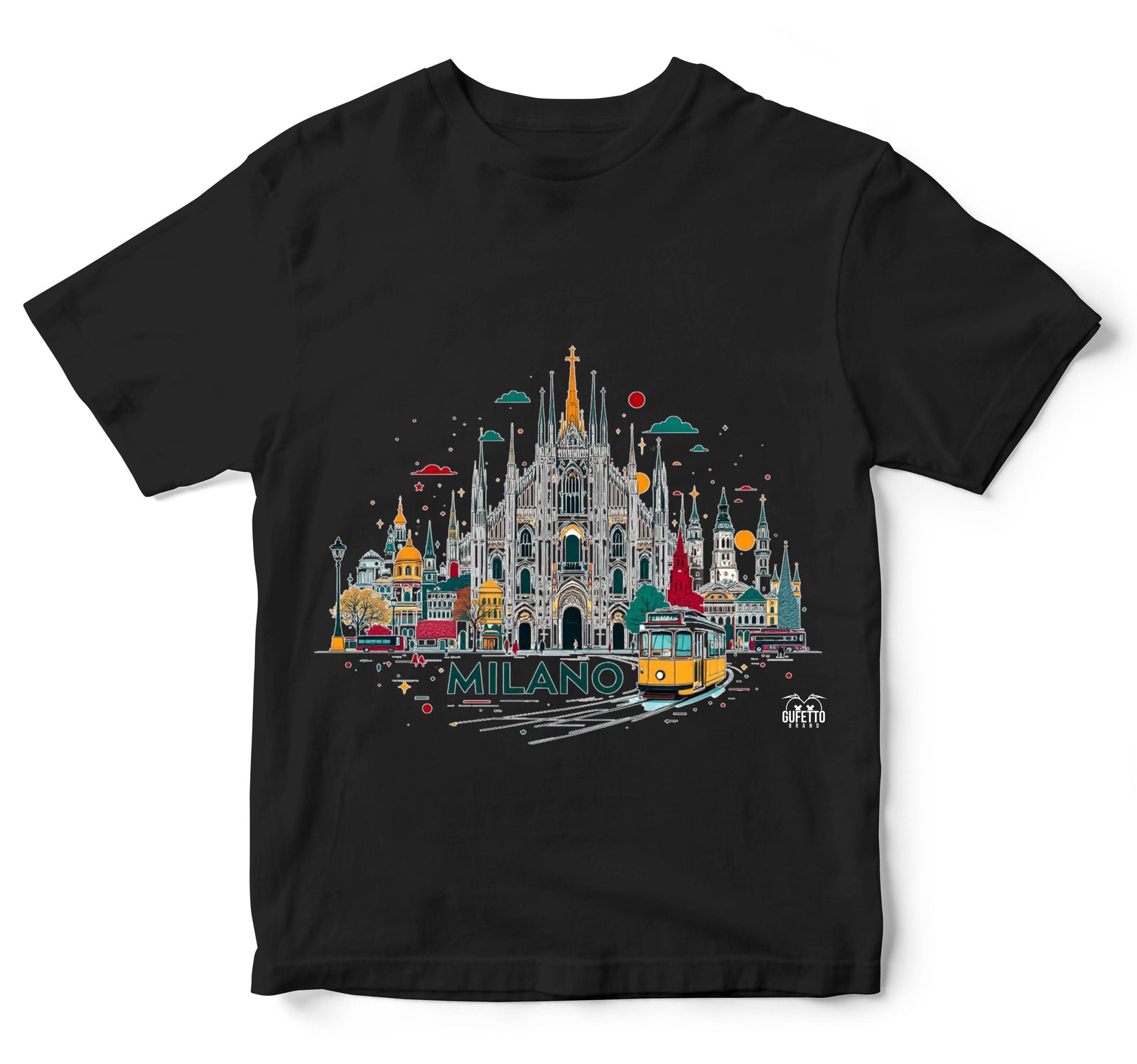 T-shirt Bambino/a MILANO ( MI56218567 ) - Gufetto Brand 